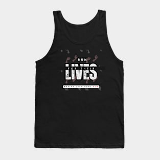 "Adrenaline Rush: Run for Their Lives Tee #BringThemHomeNow #AIEvolution" Tank Top